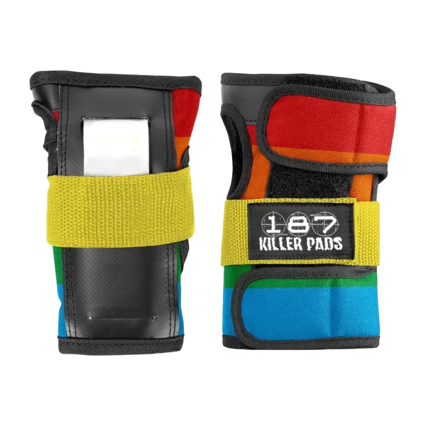 187 Killer Pads wrist guard rainbow