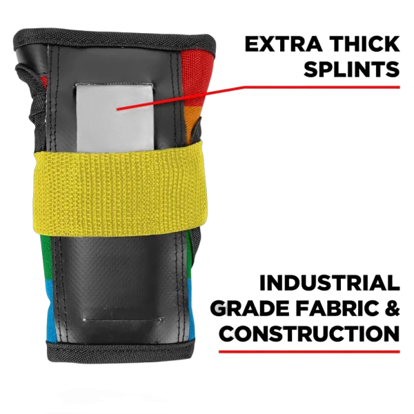 187 Killer Pads wrist guard rainbow