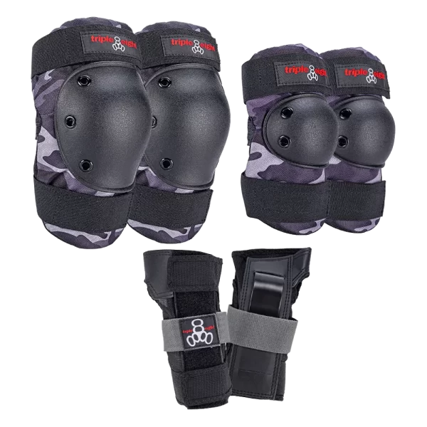 Triple 8 tri pack saver series charcoal camo