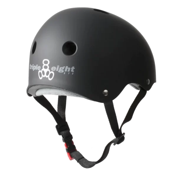 Triple8 certified helmet sweat saver black rubber