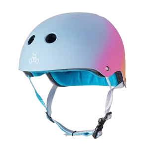 Triple8 certified helmet sweat saver sunset