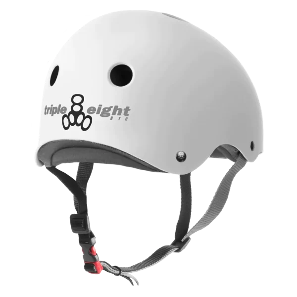 Triple8 certified helmet sweat saver white rubber