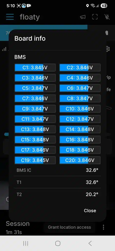 Fungineers Quick Start Floaty Info Screen