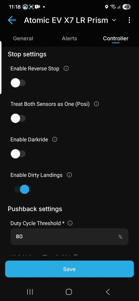 Fungineers Quick Start Floaty Settings Controller