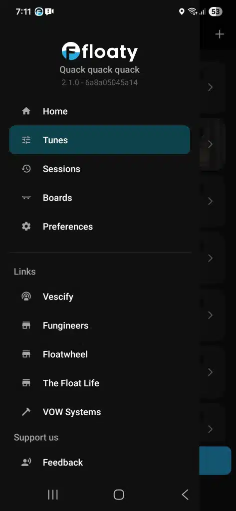 Fungineers Quick Start Tune Menu Option