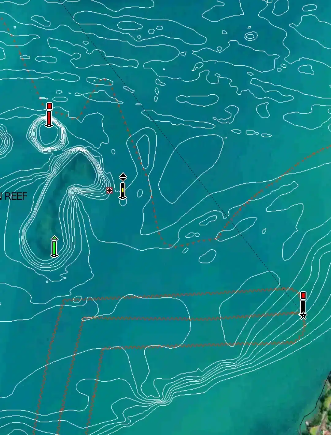 East Bastion Reef hazard indicators